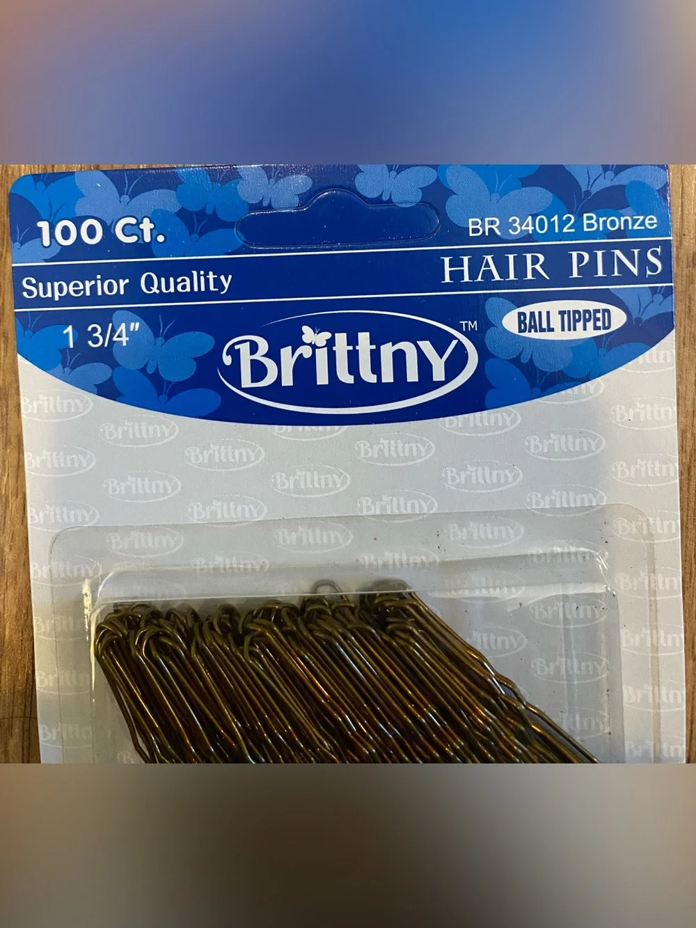 Brittny Ball-Tipped Hair Pins - Bronze 1200 pins